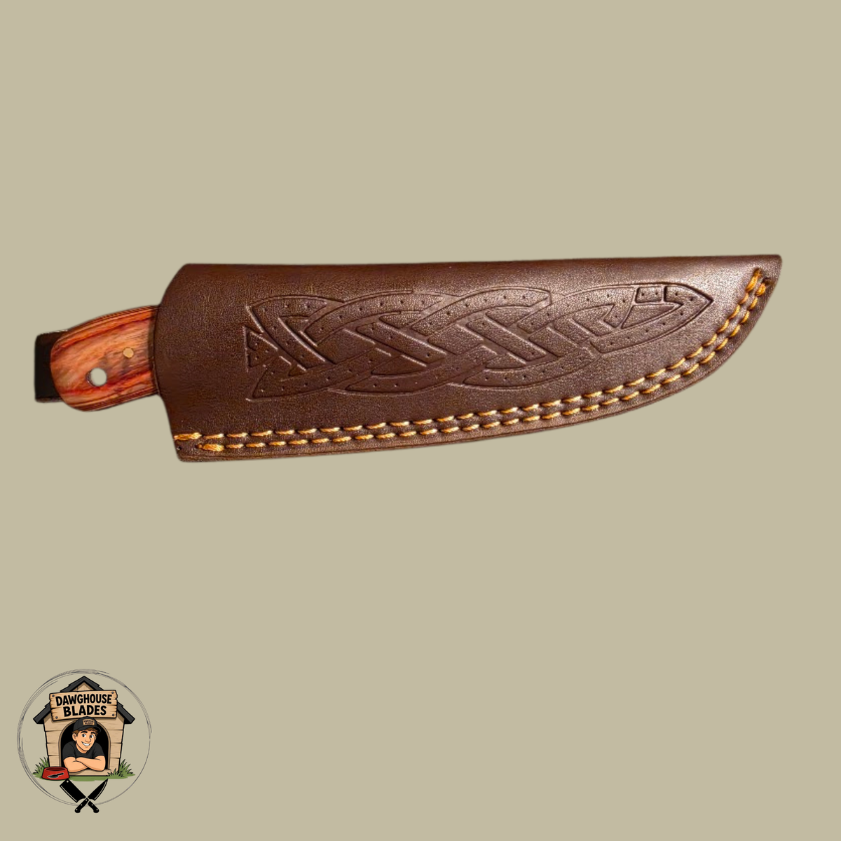 Damascus Steel Bladed Skinner Knife SKU S223