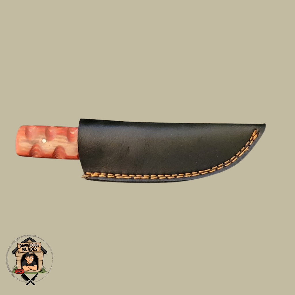 Damascus Steel Tanto Bladed Skinner Knife SKU S5