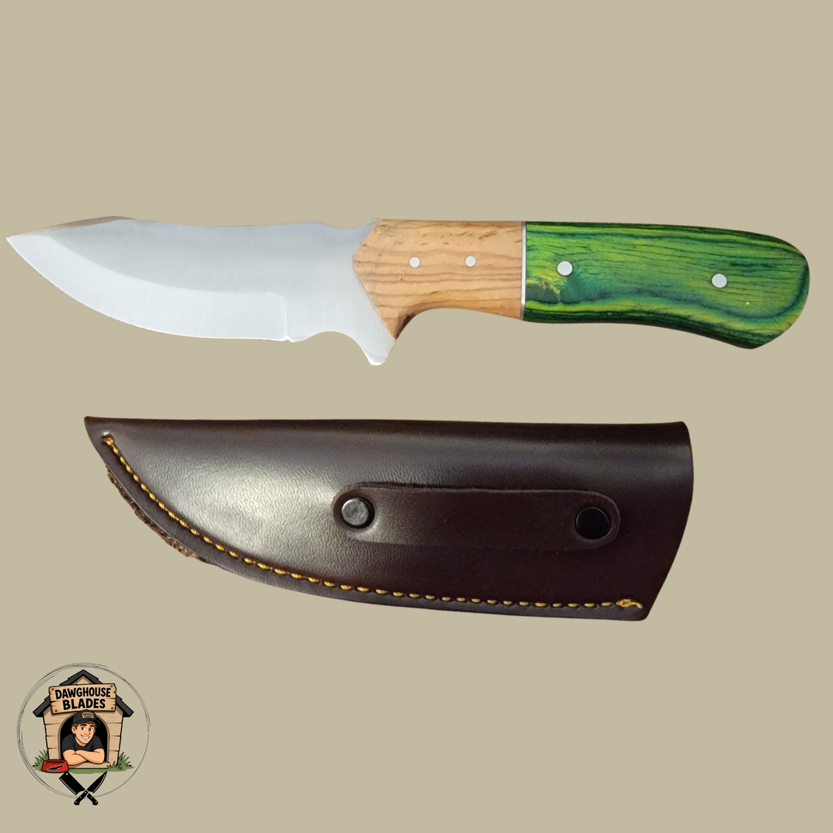 Steel Fixed Bladed Skinner Knife SKU S112