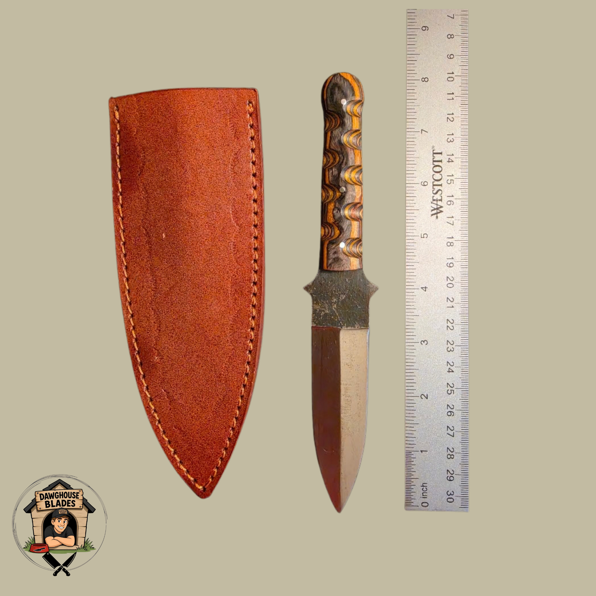 Carbon Steel Double-Edged Dagger SKU D70