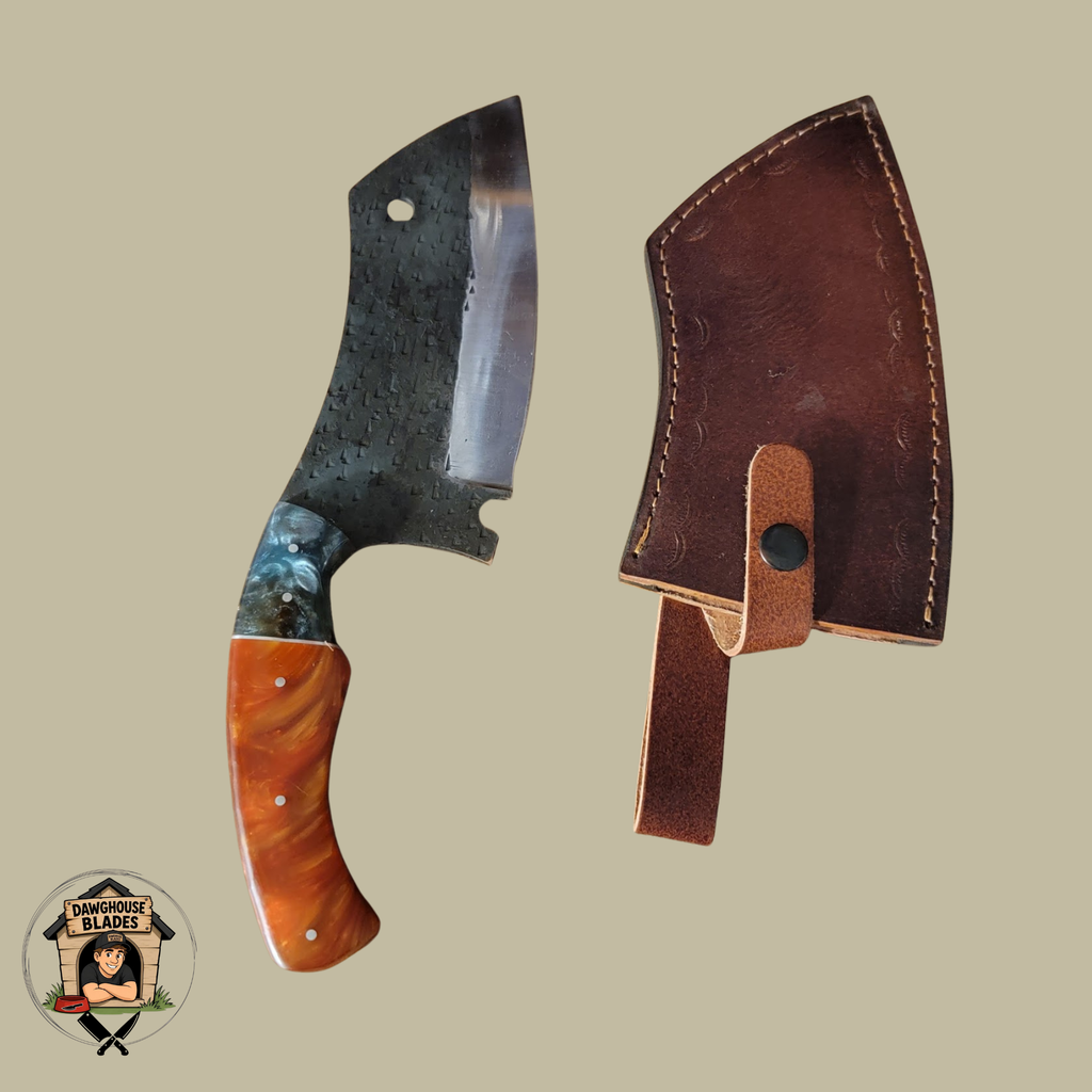 Carbon Steel Hammered Forged Cleaver SKU K18