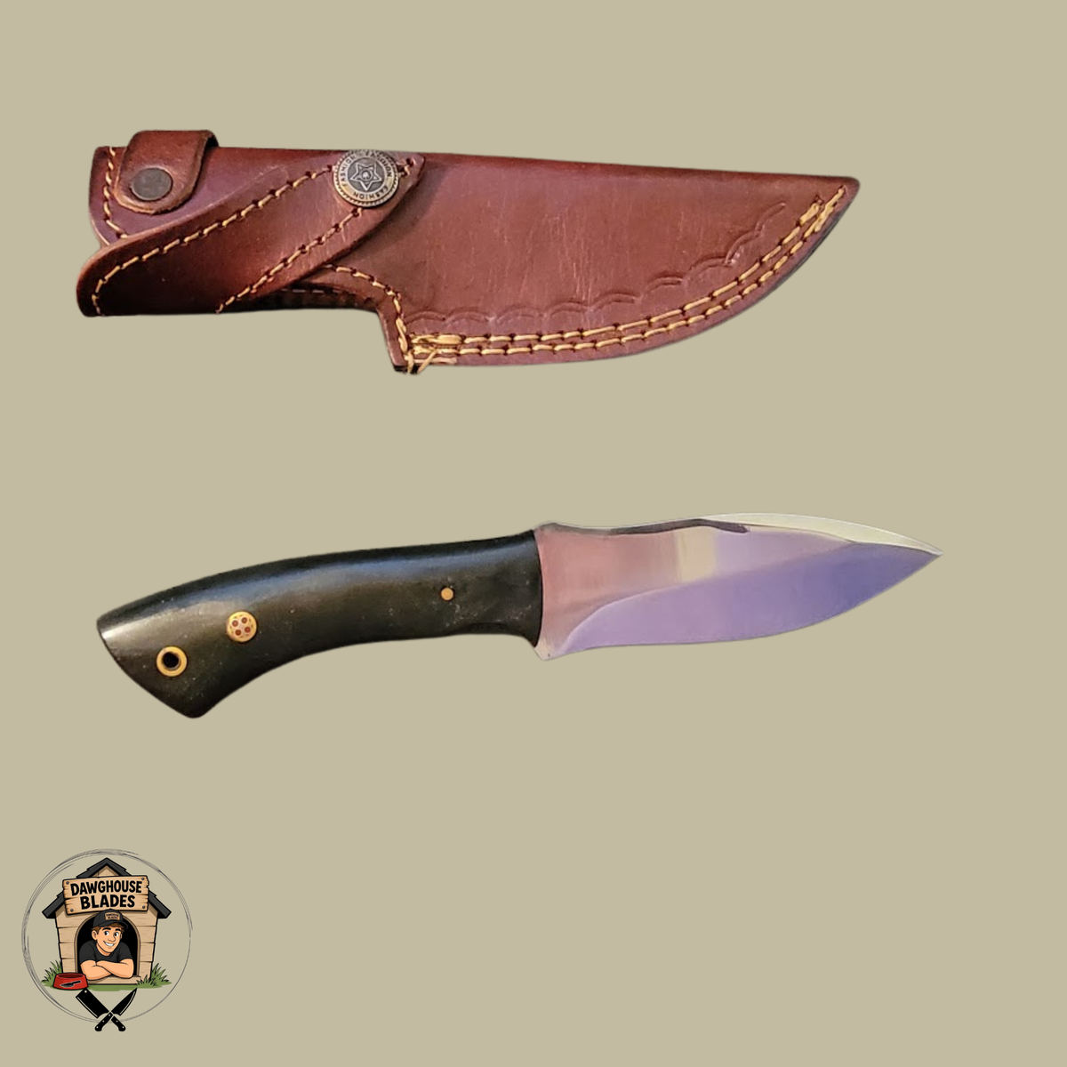 D2 Steel Fixed Bladed Skinner Knife SKU S206
