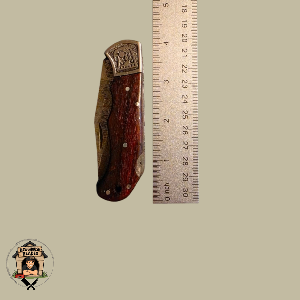 Damascus Steel Folding Knife SKU F23