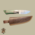 Damascus Steel Bladed Skinner Knife SKU S228