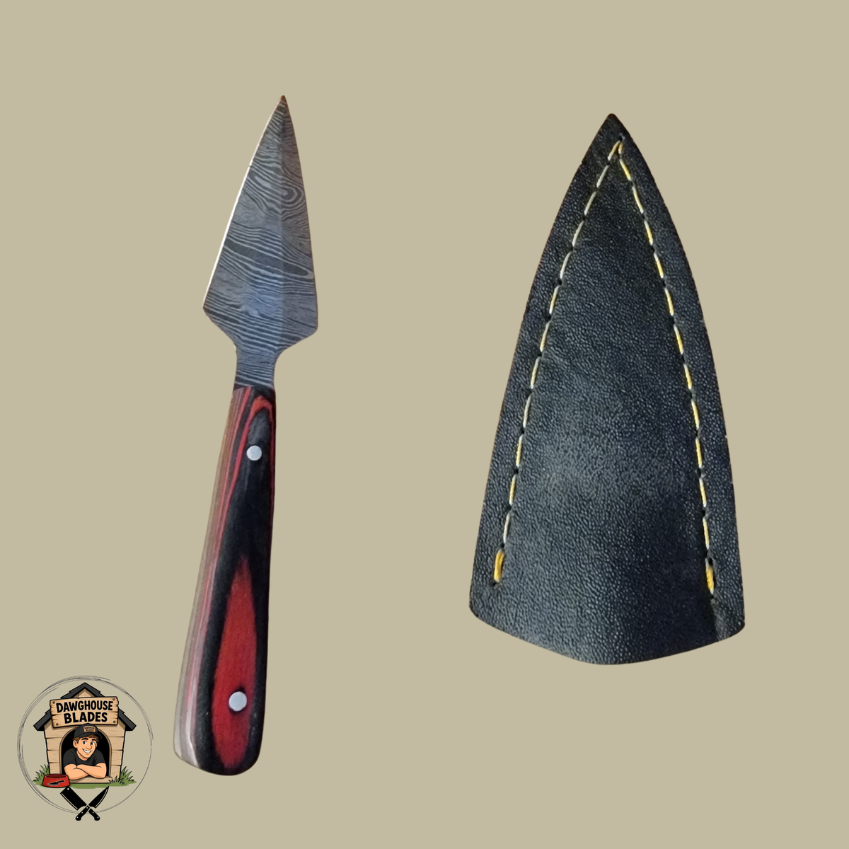 Damascus Steel Double-Edged Dagger SKU D10