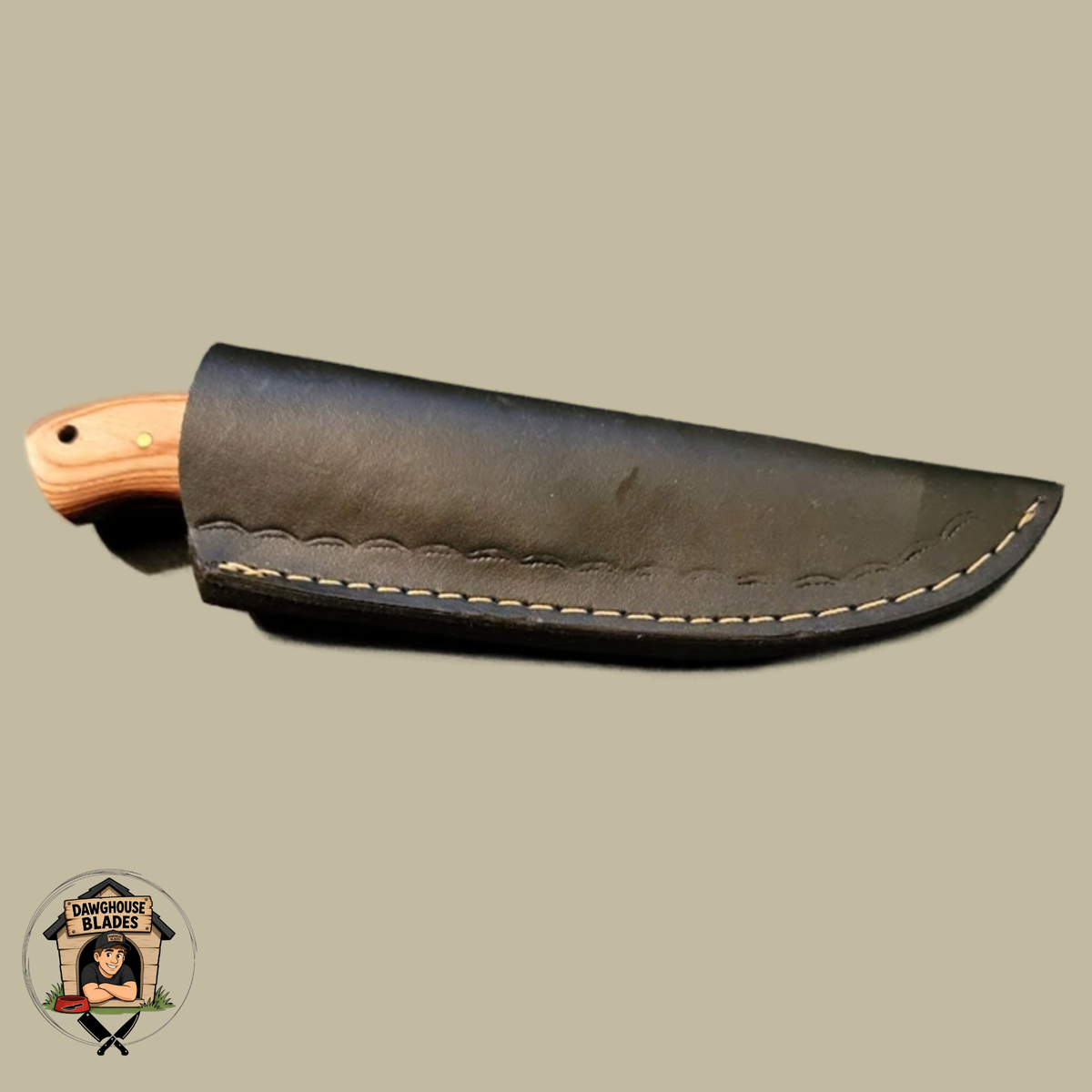 Damascus Steel Fixed Bladed Skinner Knife SKU S137