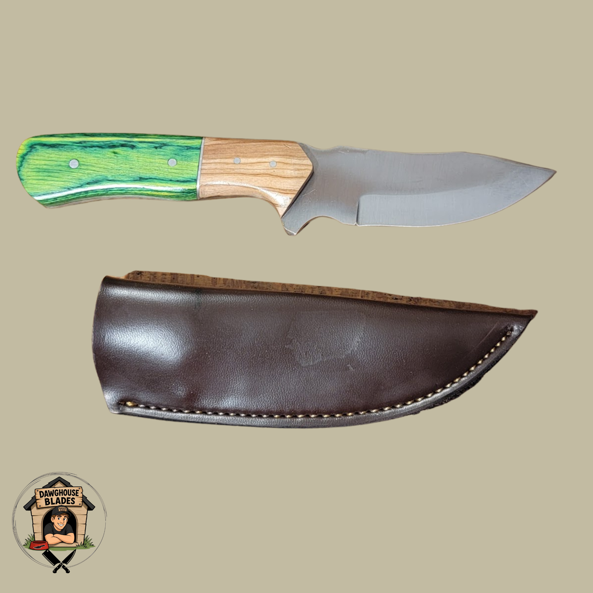 Steel Fixed Bladed Skinner Knife SKU S112