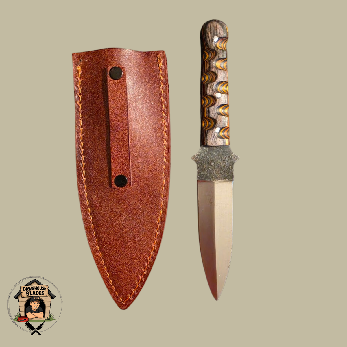 Carbon Steel Double-Edged Dagger SKU D64