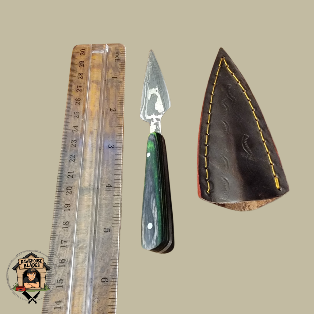 Damascus Steel Double-Edged Dagger SKU D16
