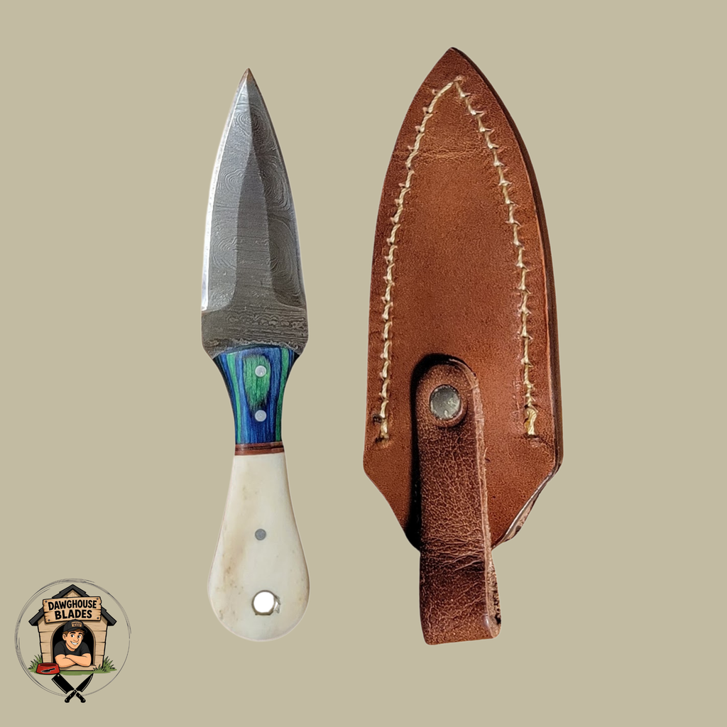 Damascus Steel Double-Edged Dagger SKU D19