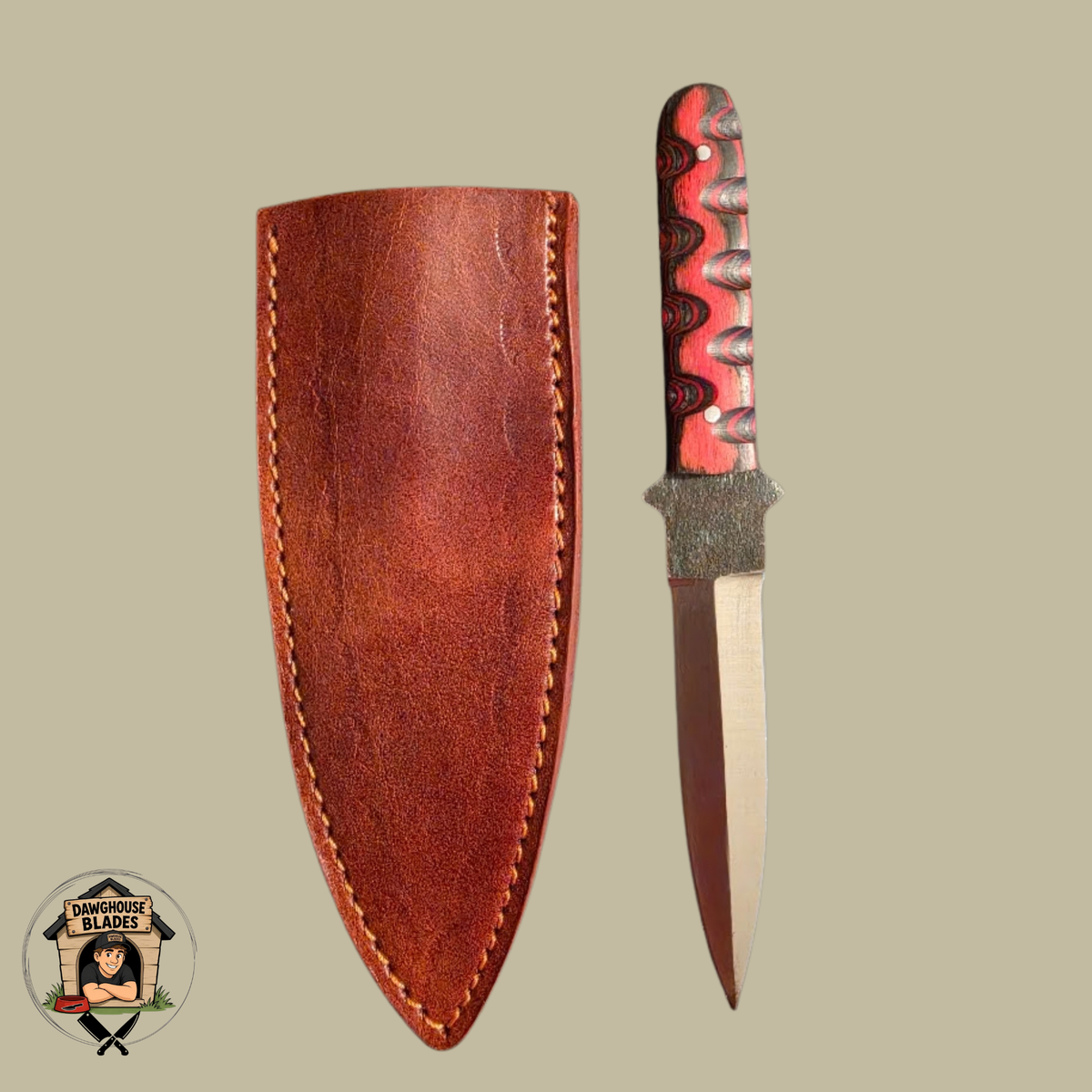 Carbon Steel Double-Edged Dagger SKU D67