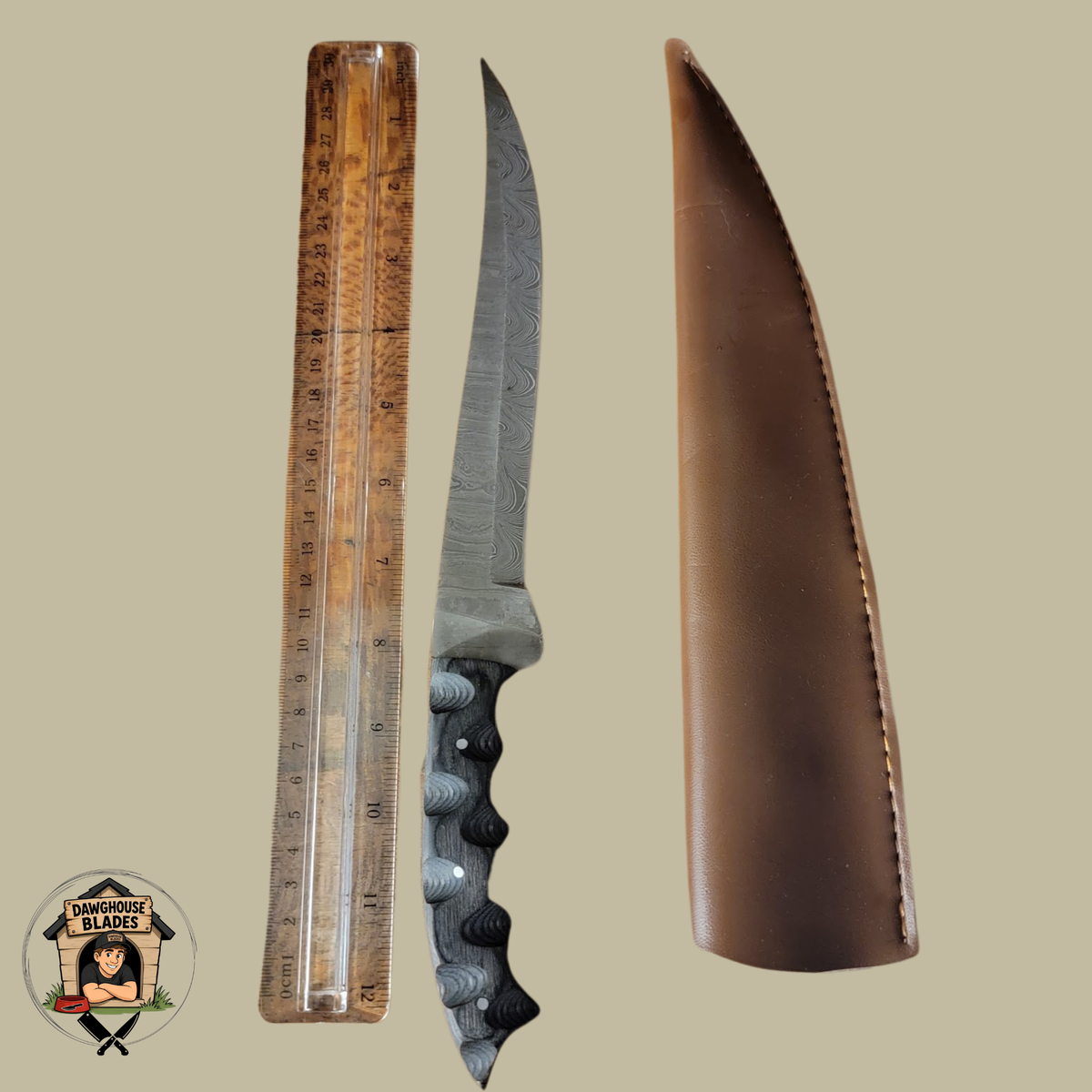 Damascus Steel Fillet Knife SKU K28