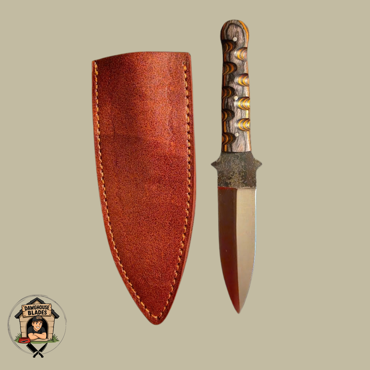 Carbon Steel Double-Edged Dagger SKU D64
