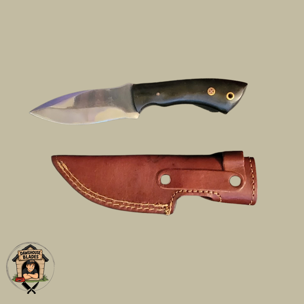 D2 Steel Fixed Bladed Skinner Knife SKU S206