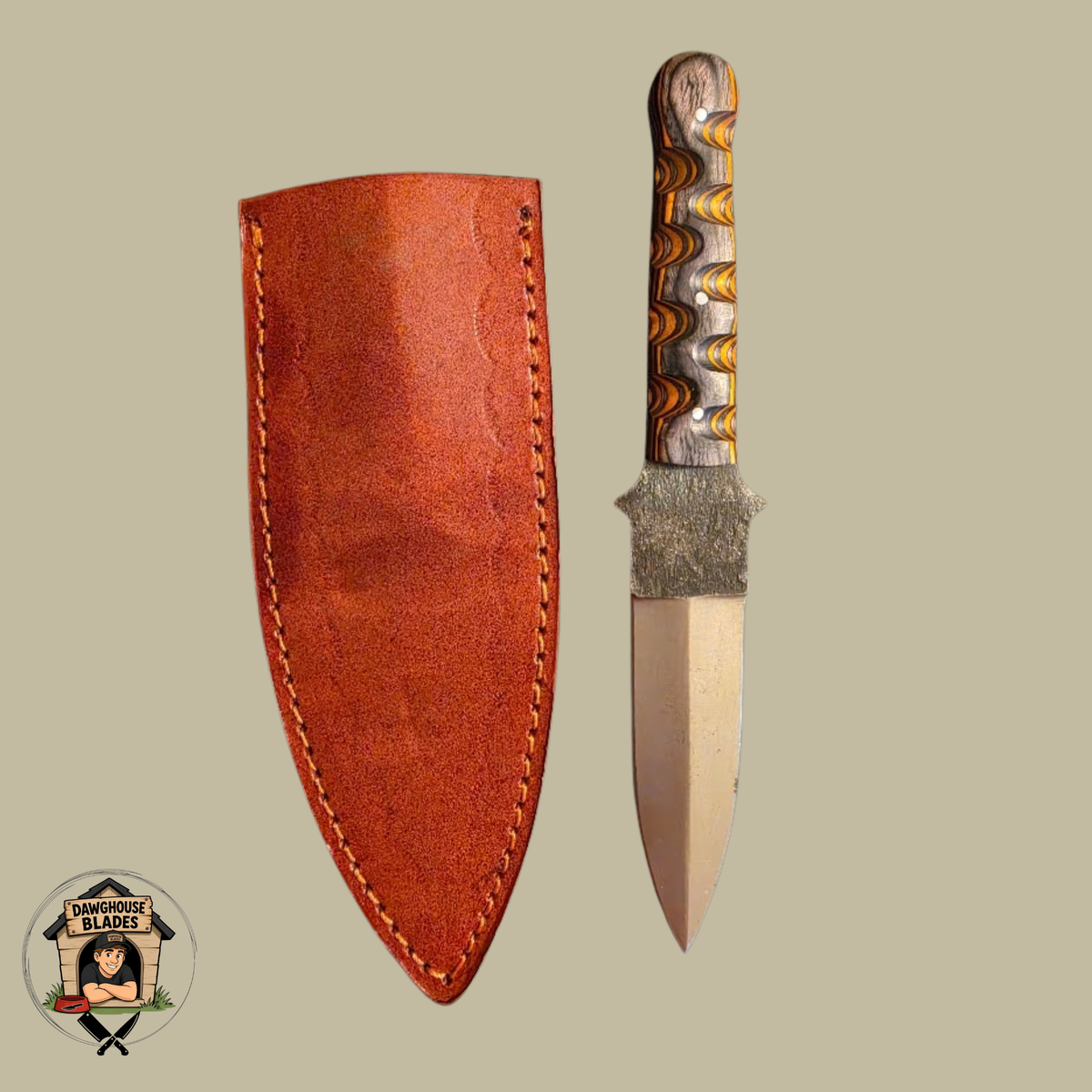 Carbon Steel Double-Edged Dagger SKU D68