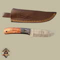 Damascus Steel Bladed Skinner Knife SKU S223