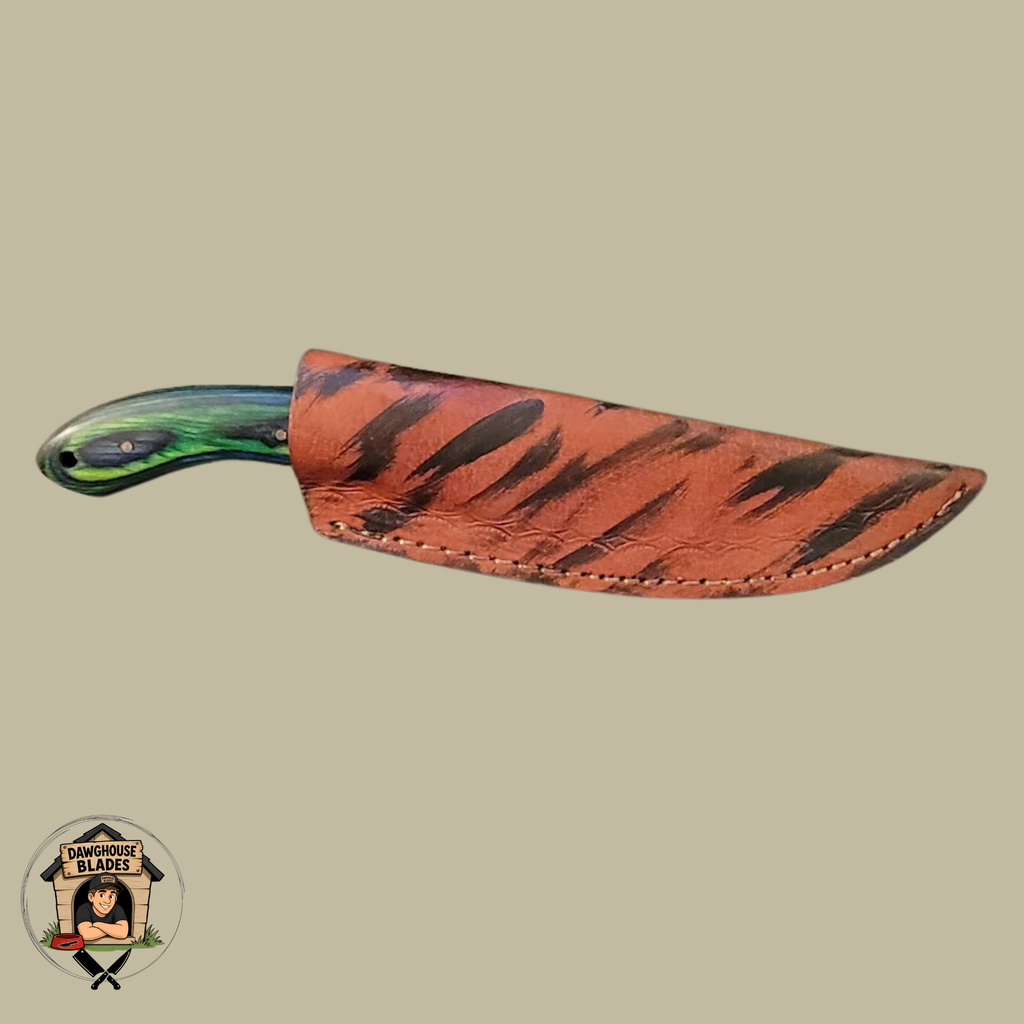 Damascus Steel Bladed Skinner Knife SKU S186