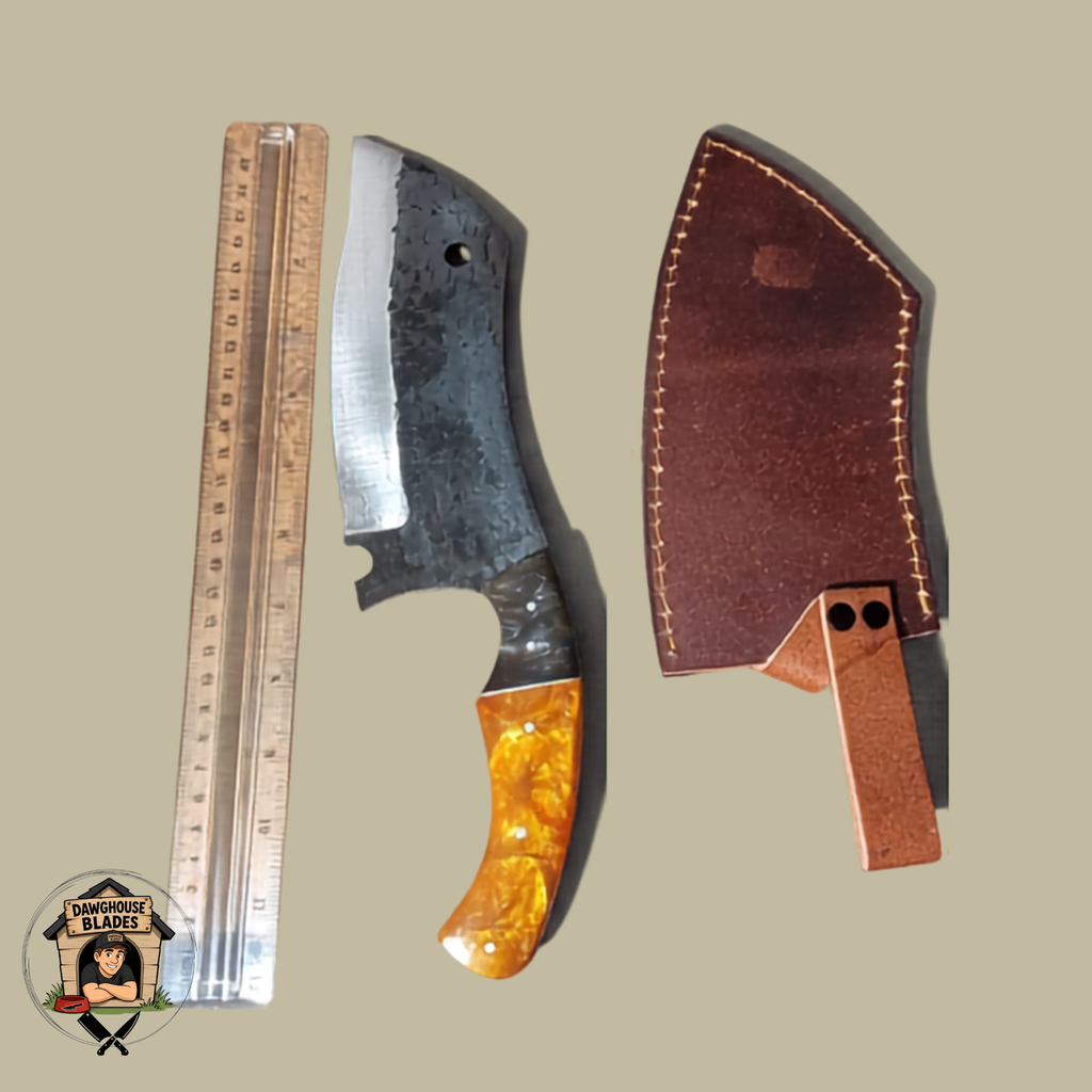 Carbon Steel Hammered Forged Cleaver SKU K19