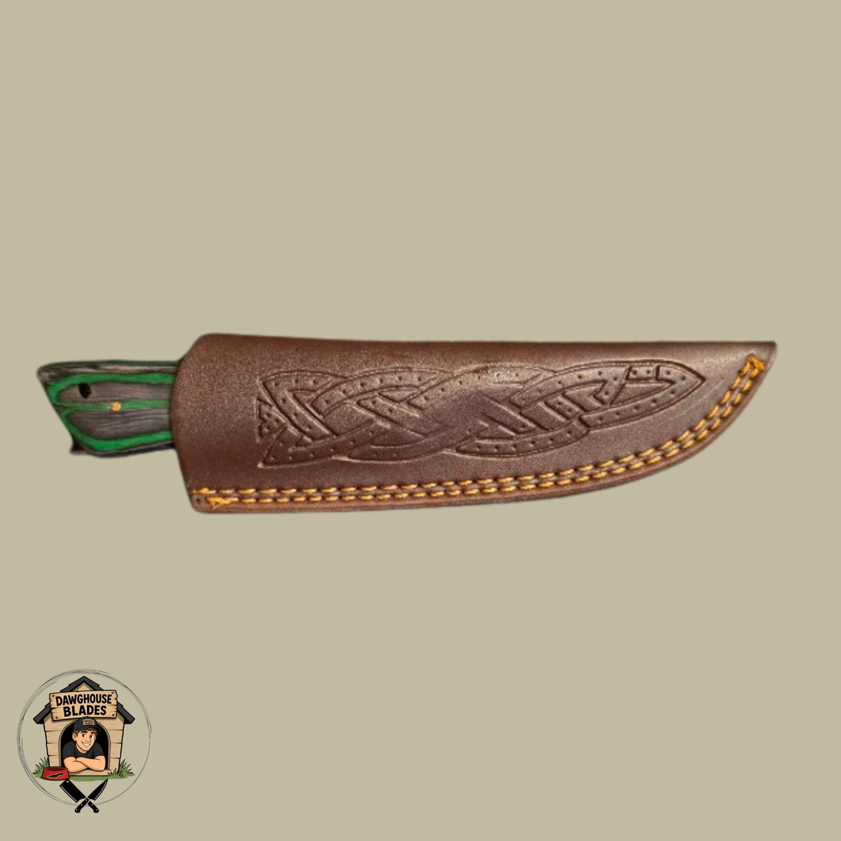 Damascus Steel Bladed Skinner Knife SKU S228