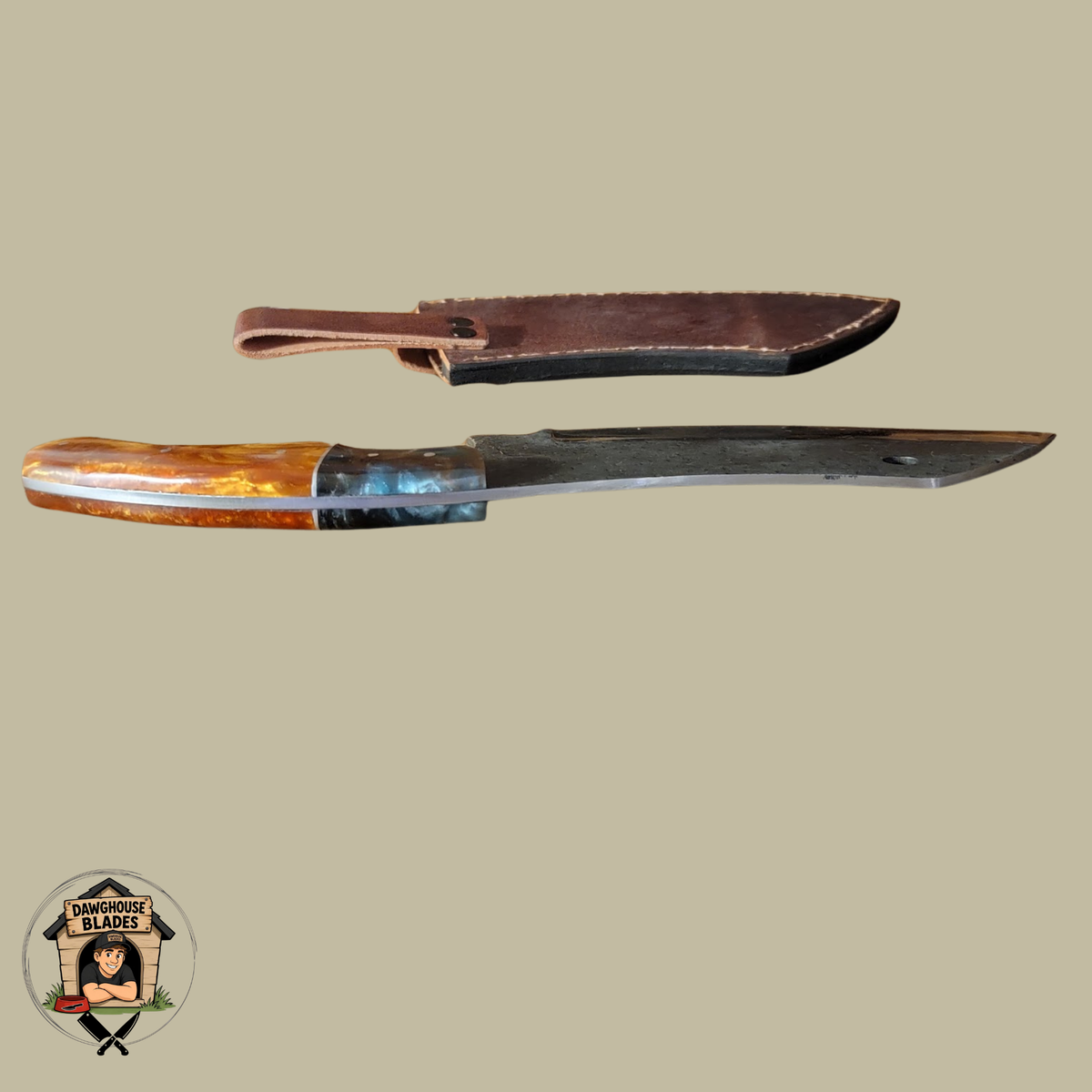 Carbon Steel Hammered Forged Cleaver SKU K18