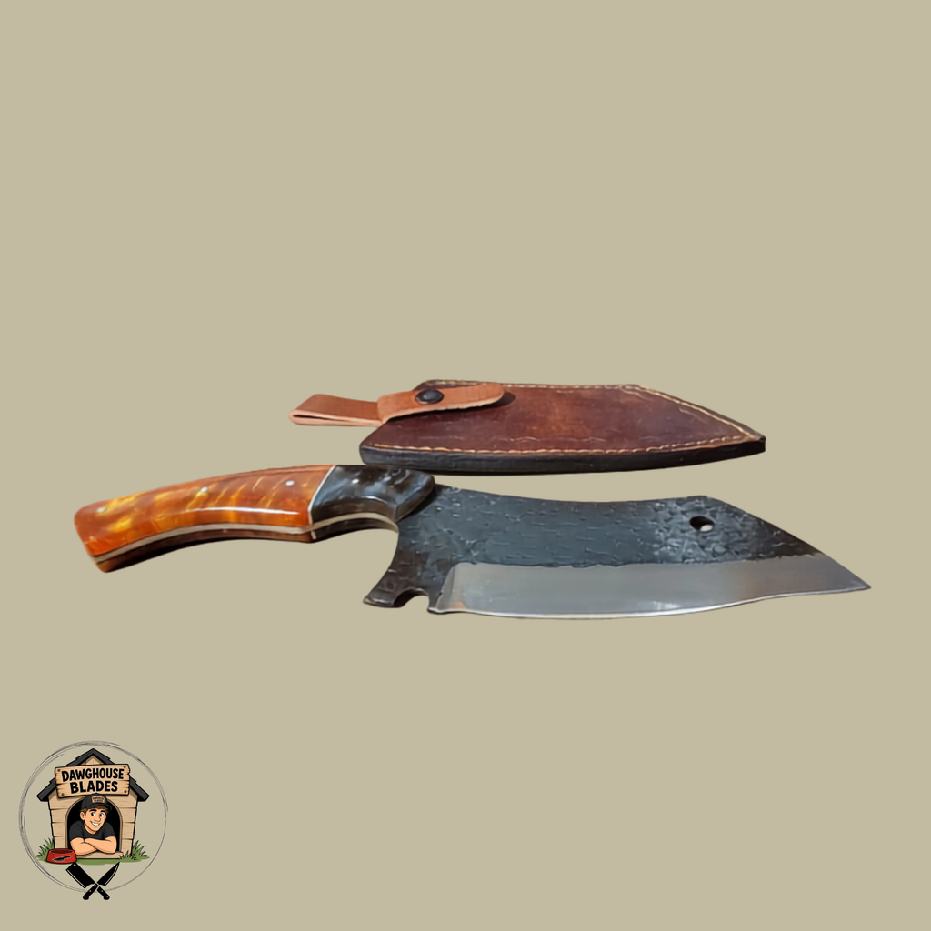 Carbon Steel Hammered Forged Cleaver SKU K19