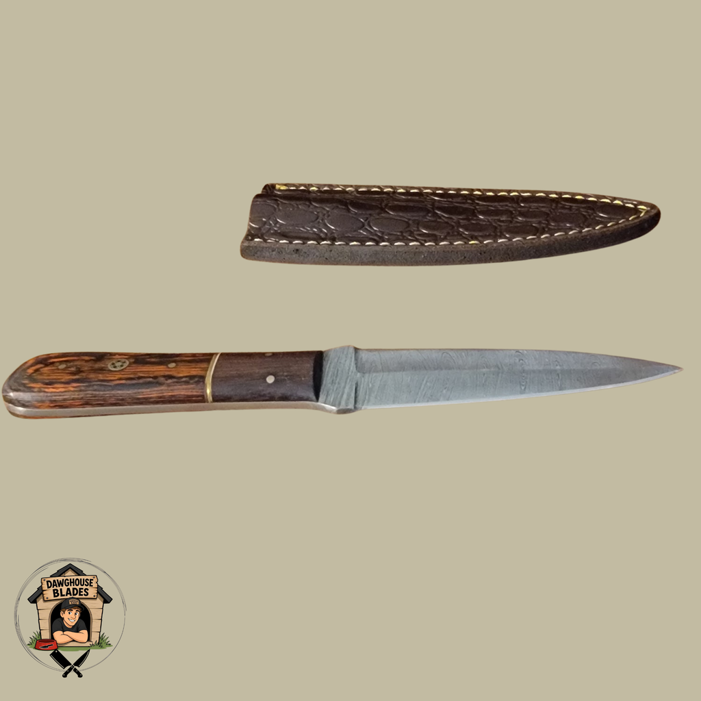 Damascus Steel Double-Edged Dagger SKU D32