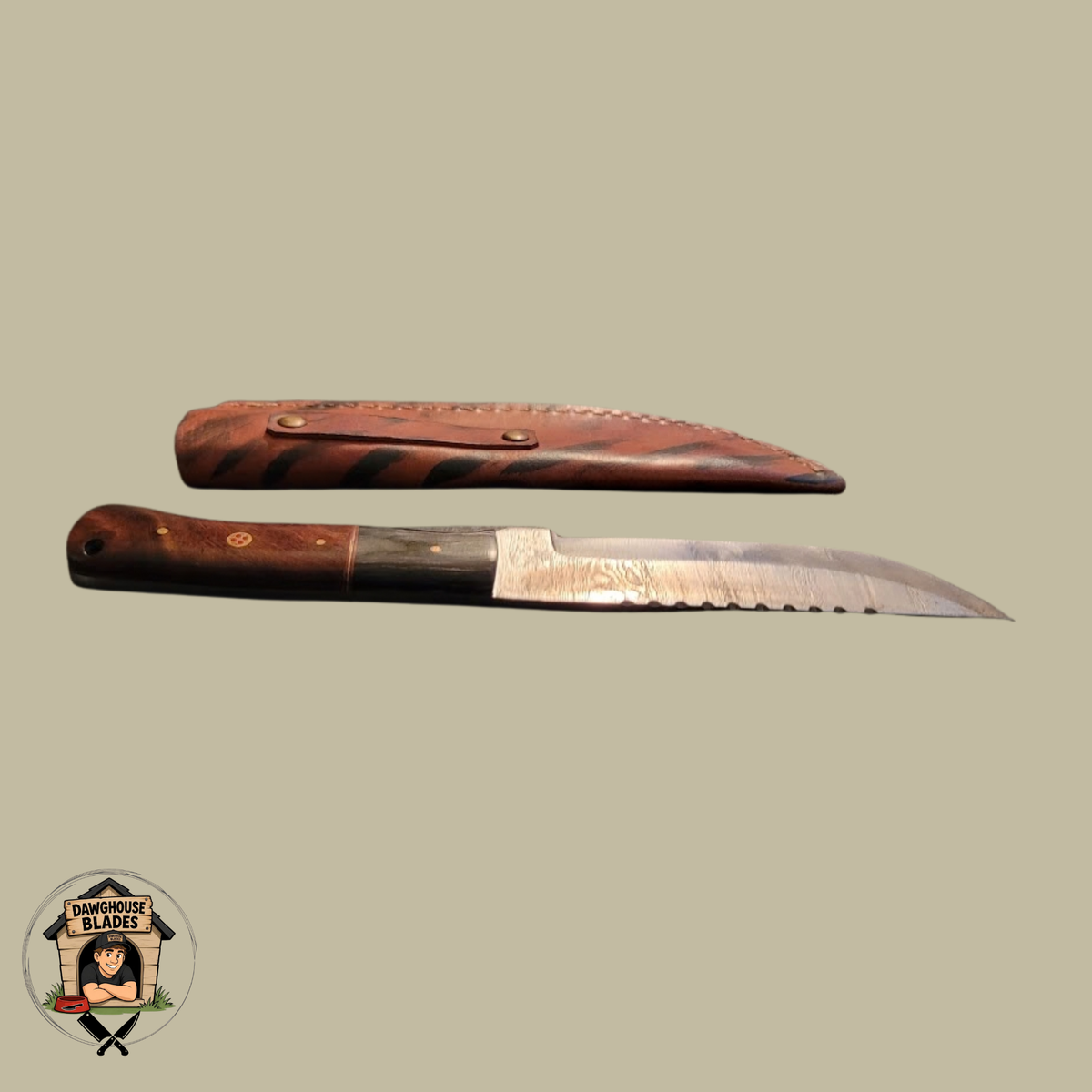 Steel Fixed Bladed Skinner Knife SKU S182