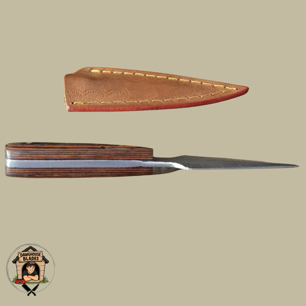 Damascus Steel Double-Edged Dagger SKU D13
