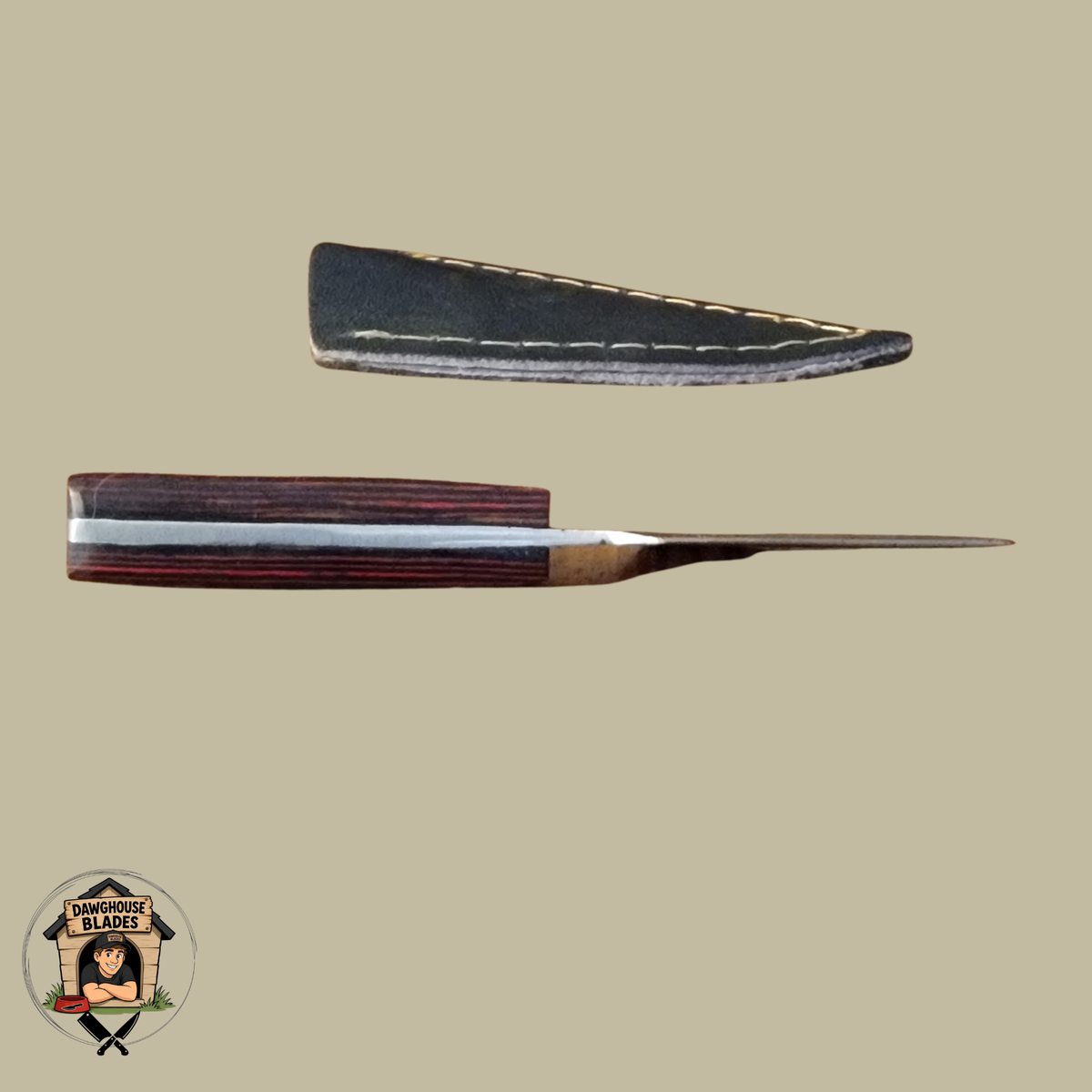 Damascus Steel Double-Edged Dagger SKU D10