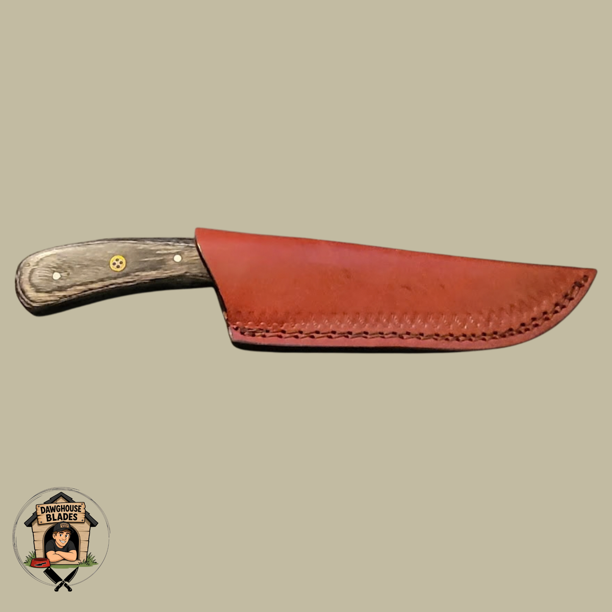 Damascus Steel Fixed Bladed Skinner Knife SKU S30