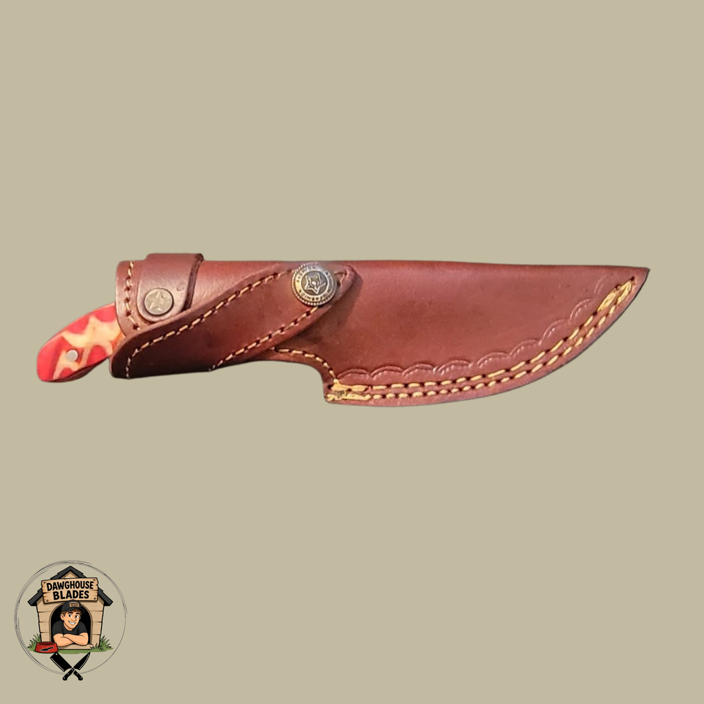 Carbon Steel Fixed Bladed Skinner Knife SKU S207